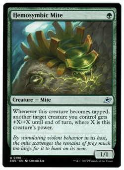 Hemosymbic Mite - 0190 - Edge of Eternities - MTG - NM Ships Now - Image 1