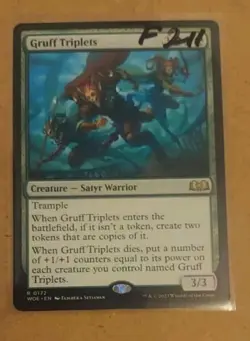 Gruff Triplets - 172 - WOE - NM - MTG Magic the Gathering - Image 1