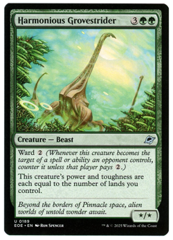 Harmonious Grovestrider - 0189 - Edge of Eternities - MTG - NM Ships Now - Image 1