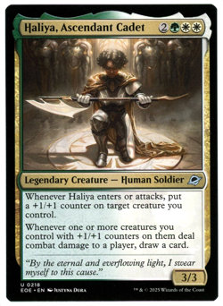 Haliya, Ascendant Cadet - 0218 - Edge of Eternities - MTG - NM Ships Now - Image 1