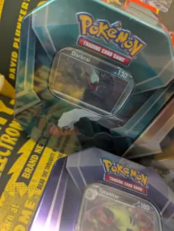 3 x Triple Whammy Collector Sealed Tins (Complete Tin Set) Pokemon TCG - Image 2