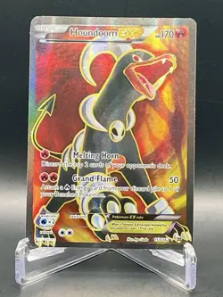Houndoom EX 153/162 XY Breakthrough 2015 Ultra Rare Full Art Holo Pokemon LP/MP - Image 1