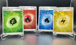 Terapagos UPC: 8x Basic Energy Set [Cracked Ice Holo] Promo Pokemon TCG NM/M - Image 1