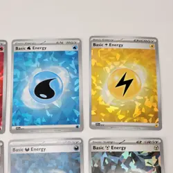 Terapagos UPC: 8x Basic Energy Set [Cracked Ice Holo] Promo Pokemon TCG NM/M - Image 5