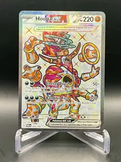 Hoopa ex 226/182 Paradox Rift Ultra Rare Full Art Holo Pokemon TCG NM/M - Image 1