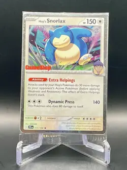 Sealed Hop's Snorlax 117/159 [GameStop Stamped] Cosmos Holo Promo Pokemon NM/M - Image 1