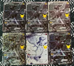 Pokemon Celebrations lot 5x Zekrom & 1x Reshiram - Image 1