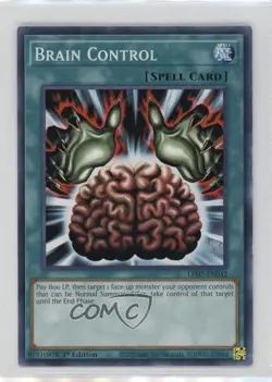 Brain Control 1st Ed. YuGiOh Legendary Duelists: Rage of RA #LED7-EN042 11gl - Image 1