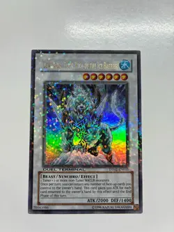 Yugioh Dewloren, Tiger King of the Ice Barrier DT02-EN033 Ultra Duel Terminal NM - Image 1