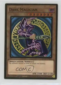 Dark Magician 1st Ed. YuGiOh Gold Series: Maximum Gold #MAGO-EN002 0zv5 - Image 1