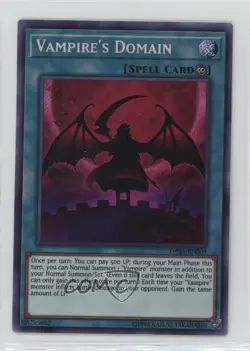 Vampire's Domain (SE) Unlimited YuGiOh Dark Saviors #DASA-EN009 or7 - Image 1