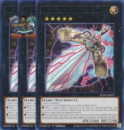 Yugioh! 3x Artifact Durendal JUSH-EN057 Rare 1st Ed NM - Image 1