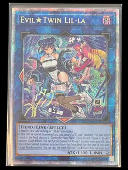 YuGiOh Asian Eng SLF1-AE087 Evil Twin Lil-La Alternative Uncensored Art QCSE - Image 1