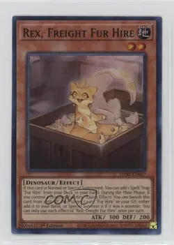 Rex Freight Fur Hire 1st Ed. YuGiOh Darkwing Blast #DABL-EN027 or7 - Image 1