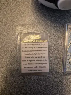 Pokemon Special Edition 23 karat Gold Plated Trading Card / #06 Charizard - Image 3