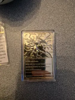 Pokemon Special Edition 23 karat Gold Plated Trading Card / #06 Charizard - Image 5