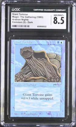 MTG Arabian Nights GIANT TORTOISE DARK CGC 8.5 (BIN0033) Graded Power - Image 1