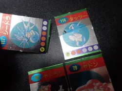 Pokemon Magazine Promo Ginpika Himitsu Mini Card Seadra Slowbro Evolutions #5367 - Image 2