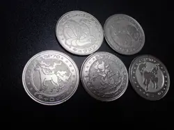 Pokemon Card Meiji Promo Battle Coin x5 Ninetales Rapidash Evolutions etc #5474 - Image 3