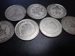 Pokemon Card Meiji Promo Battle Coin x7 Dragonair Psyduck etc #5485 - Image 4
