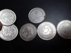 Pokemon Card Meiji Promo Battle Coin x7 Dragonair Psyduck etc #5485 - Image 5