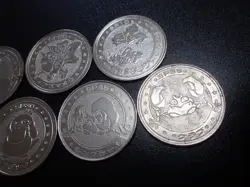 Pokemon Card Meiji Promo Battle Coin x7 Dragonair Psyduck etc #5485 - Image 3