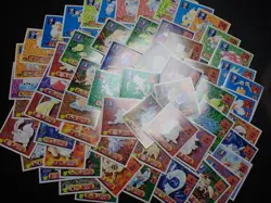 Pokemon Card Amada Sticker Non Holo x60 Aerodactyl Omastar Kabutops etc #4613 - Image 1