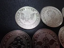 Pokemon Card Meiji Promo Battle Coin x7 Arbok Golbat etc #5515 - Image 3