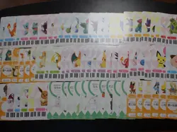 Pokemon Musical Note Card Complete x70 Charizard Blastoise Venusaur Gengar etc#4 - Image 1