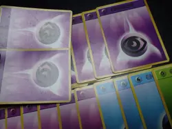 Pokemon Old Back Energy Card x49 Psychic Fire Fighting Lighting Grass Water 5600 - Image 2