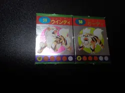 Pokemon Magazine Promo Ginpika Himitsu Mini Card x2 Arcanine Evolutions #5361 - Image 3