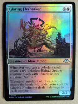 Glaring Fleshraker - Modern Horizons 3 (MH3) - Uncommon Foil -NM- Fr Ship - MTG - Image 1