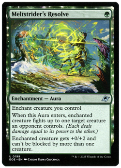 Meltstrider's Resolve - 0199 - Edge of Eternities - MTG - NM Ships Now - Image 1