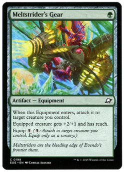 Meltstrider's Gear - 0198 - Edge of Eternities - MTG - NM Ships Now - Image 1