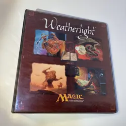 Vintage MTG Magic The Gathering Weatherlight Ultra Pro Binder - Image 1