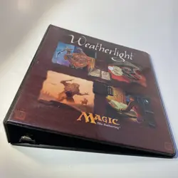 Vintage MTG Magic The Gathering Weatherlight Ultra Pro Binder - Image 2