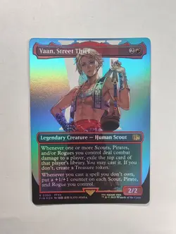 Vaan, Street Thief (Borderless) (Foil) Final Fantasy XII MTG FIN 390 - Image 1