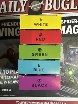 SDCC 2025 Spider-Man MTG Welcome Decks Full Set & Newspaper - Image 3