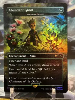 MTG | Abundant Groot - Abundant Growth [Secret Lair Marvel] ✨FOIL✨ - Image 1