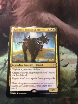 Kunoros, Hound of Athreos #222 (Foil) (NM) Prerelease Cards PRE Magic MTG - Image 1
