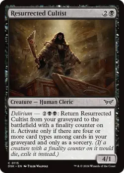 MTG Resurrected Cultist - Image 1