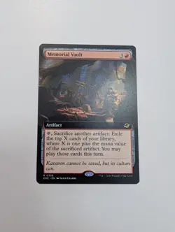 MTG - Memorial Vault (Extended Art) - Edge of Eternities NM/M Condition - Image 1