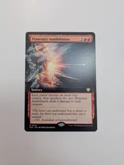 MTG - Planetary Annihilation (Extended Art) - Edge of Eternities NM/M Condition - Image 1