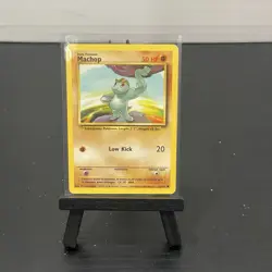 MACHOP - 52/102 - Base Set - Pokemon Card - LP - Image 1