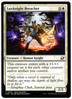 Luxknight Breacher - 0026 - Edge of Eternities - MTG - NM Ships Now - Image 1