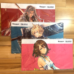 MTG FINAL FANTASY playmat Yuna X Cloud Sephiroth VII JP Limited 3 set NEW - Image 1