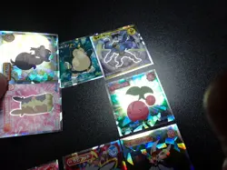 Pokemon Wafer Promo Holo Sticker x9 Gengar Snorlax Machamp etc #4359 - Image 4