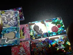 Pokemon Wafer Promo Holo Sticker x9 Gengar Snorlax Machamp etc #4359 - Image 3