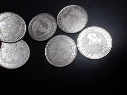 Pokemon Card Meiji Promo Battle Coin x7 Dragonair Dewgong etc #5486 - Image 5