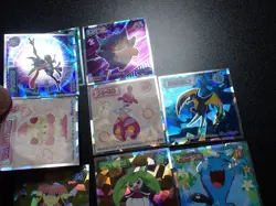 Pokemon Wafer Promo Holo Sticker x9 Gengar Snorlax etc #4667 - Image 4